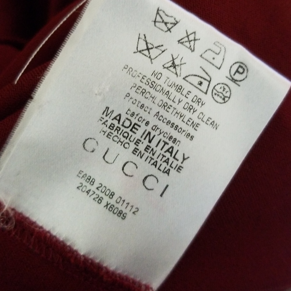 GUCCI  LONG SLEEVES HORSEBIT GATHERED DRESS - Picture 5 of 7